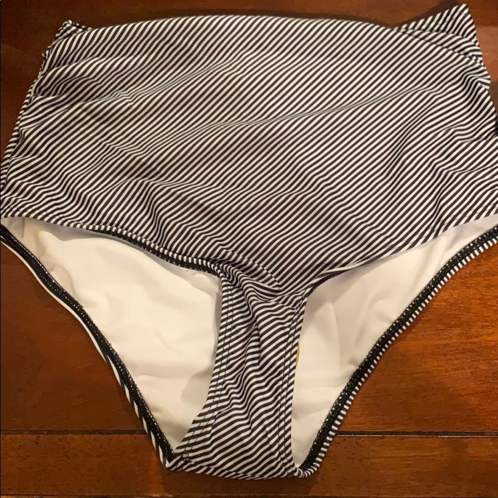 Small two piece bathing suit.